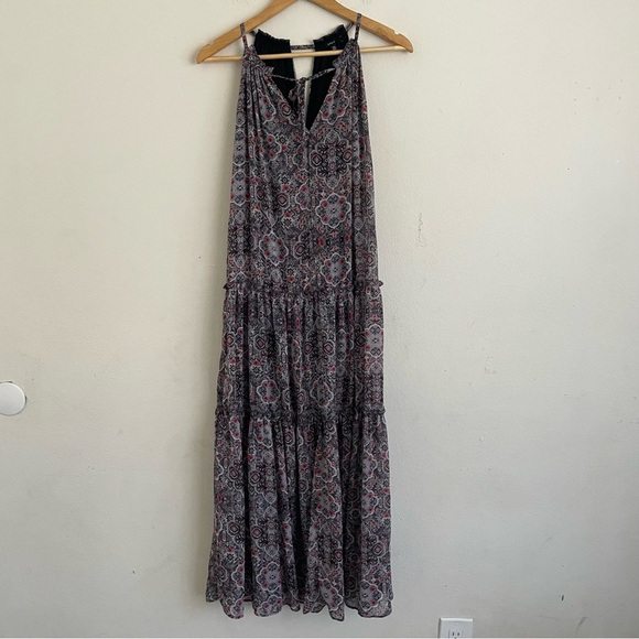Anthropologie Drew Naomi Tiered Maxi Dress Boho Floral Chiffon XS - Picture 6 of 11